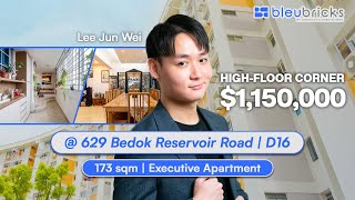 Singapore Executive Apartment | 629 Bedok Reservoir Rd | $1,150,000 | bleubricks By PLB | Jun Wei