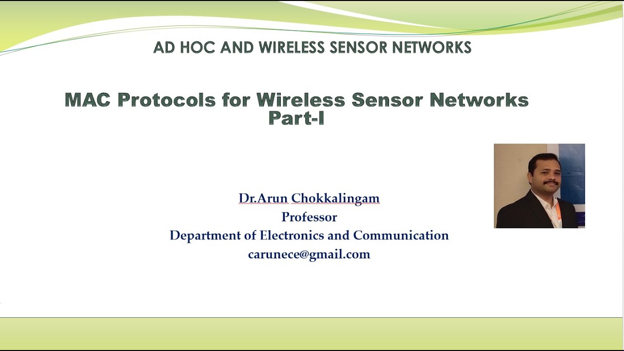 MAC Protocols for Wireless Sensor Networks- Part-I -Tamil-(EC8702- UNIT-3)