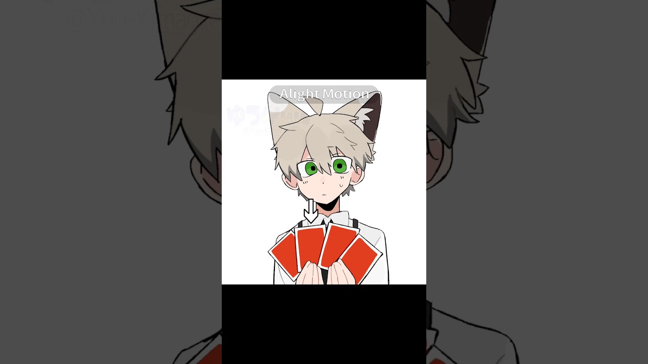 師匠とトランプ #originacharacter #alightmotion #meme