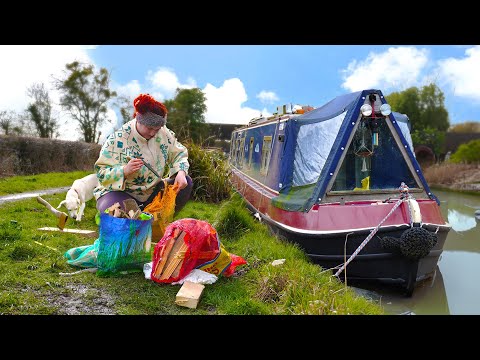 The first warm day on our narrowboat – Slow living & Spring reset - 277