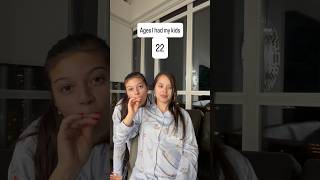 The ages I had my kids #shorts #family