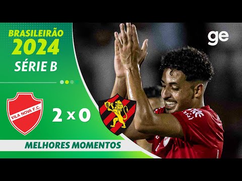 Gols e lances de Vila Nova-GO x Sport