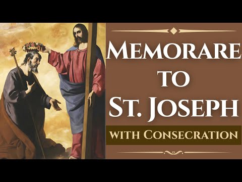 The Memorare to St Joseph (with Act of Consecration)