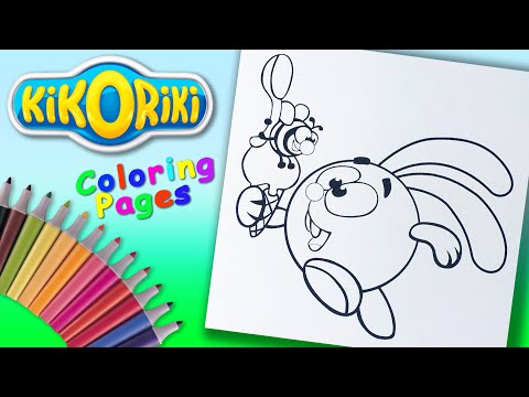 Kikoriki cartoon Rabbit Coloring pages For Kids #GoGoRiki Сolouring Book