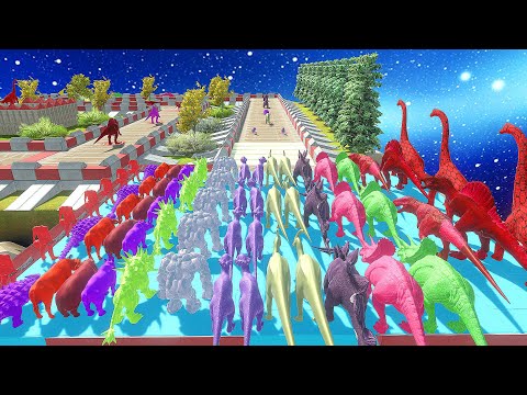 Colored All Units vs Strongest Animal Championship – Animal Revolt Battle Simulator