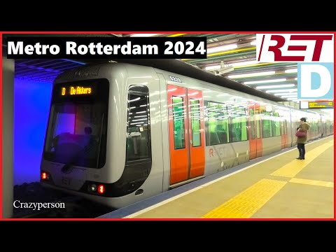 Metro Spijkenisse - Rotterdam Centraal - Stadhuis in 2024 | RET Lijn D