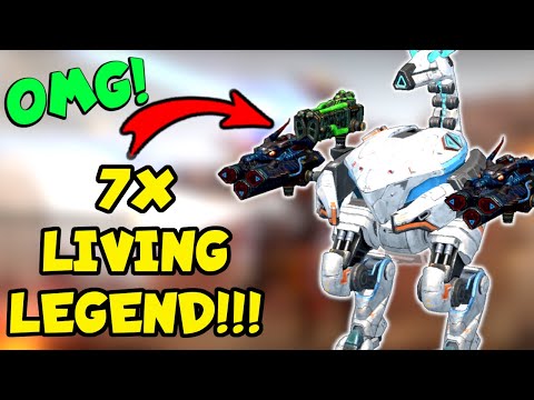 OMG! 7x Living Legend Streak And Titan Slayer 300% DMG TECHNO SCORPION | War Robots MK2 Gameplay WR