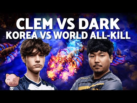 CLEM vs DARK | $10k Korea vs The World All-Kill (Bo5 TvZ) - StarCraft 2
