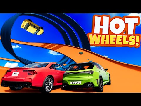 New EPIC Hot Wheels Track Creates Massive Crashes in BeamNG Drive Mods!
