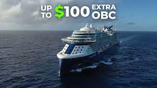 🌴 Sail & Save on Celebrity Cruise Line: 75% Off 2nd Guest + $100 Extra OBC! 🌊