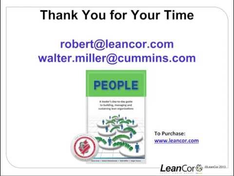 Lean Leadership Webinar with Robert Martichenko and Walt Miller