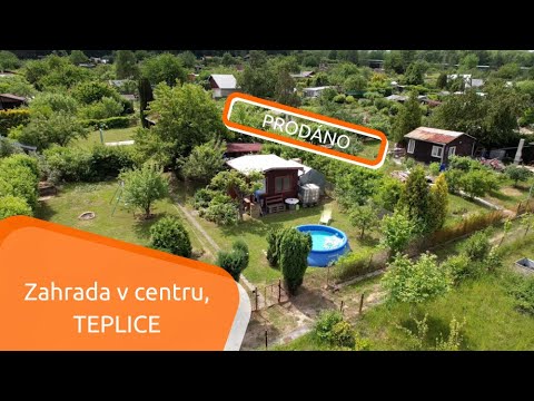 PRODÁNO zahrada v OV, 398 m2, Teplice - Řetenice