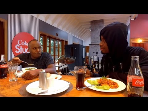 EL teaches Jaguar how to eat Okro stew, watch his reaction