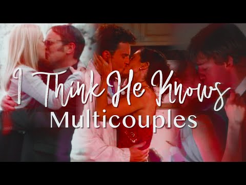 I Think He Knows | Multicouple // Friends/The Office (Dwight + Angela, Monica + Chandler, Jim + Pam)