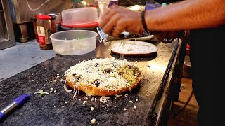 Vadodara's Thousand Island Bun Pizza | Famous Road Side Cuisine | Indian Street Food