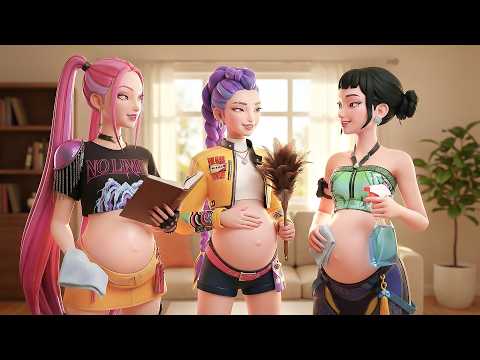 Kpop Music Demon Hunters Songs: AFTER THE APPLAUSE (MV) | Pregnant CLEAN WITH ME Version 🧹🏠
