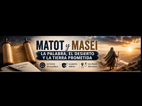 Parashot Matot y Masei: La fuerza de la palabra y el sentido del camino
