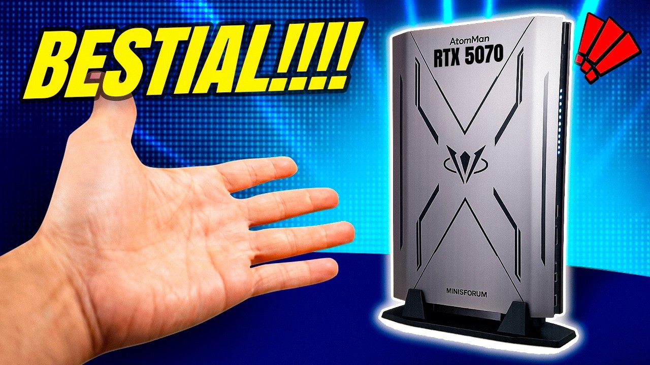 ESTE es el mini pc más POTENTE y BRUTAL de 2026 ( lleva una RTX 5070 )