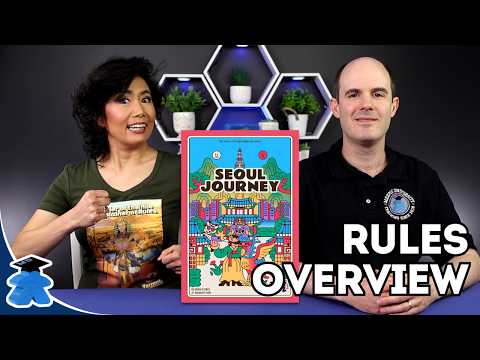 Seoul Journey - Journey through Seoul. A Cozy Inspiring Tableau Builder. Board Game Overview.