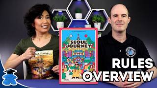 Seoul Journey - Journey through Seoul. A Cozy Inspiring Tableau Builder. Board Game Overview.