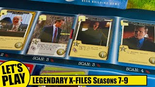 LEGENDARY ENCOUNTERS X-FILES Deck Building Game Seasons 7-9 Solo Playthrough  |  Upper Deck