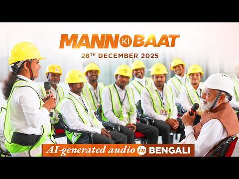 Mann Ki Baat Bengali Edition - in PM Modi’s voice | 129th Episode | AI Generated