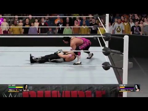 WWE2k16 Bret Hart vs Sting (PS4)