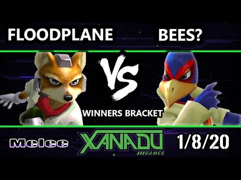 S@X 336 SSBM - Floodplane (Fox) Vs. Bees? (Falco) Smash Melee Winners Rd 2