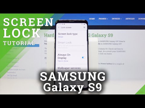 How to Change Lock Method in SAMSUNG Galaxy S9 – Lock Screen Settings