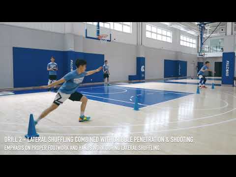 Defensive stance and defensive slides in basketball (episode 11 training drills)