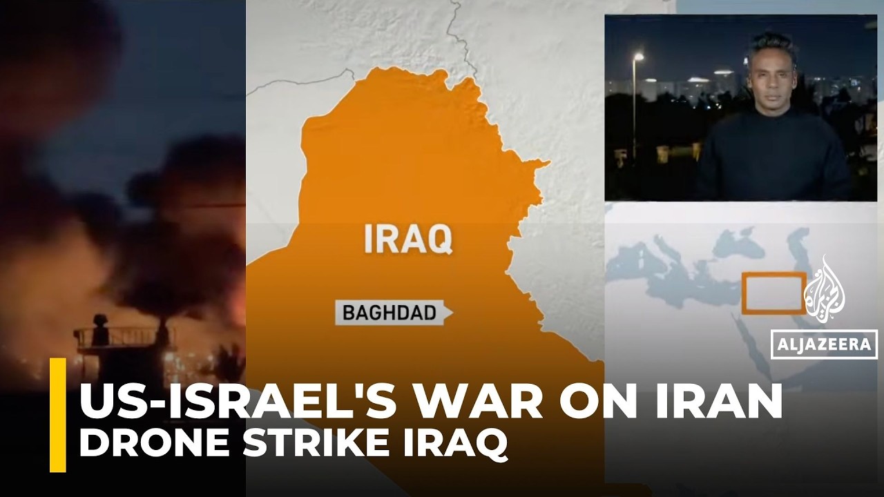 Video | Baghdad drone attack near US base | Iran-Backed militias escalate strikes