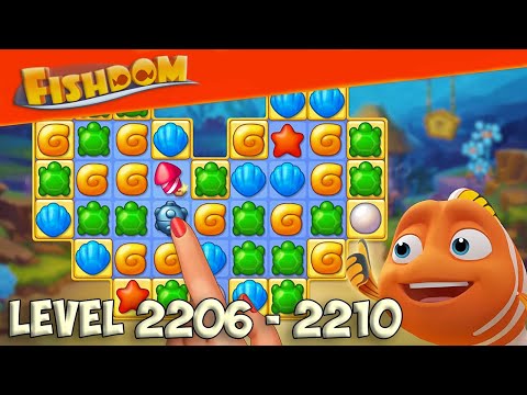 Fishdom level 2206 - 2210 HD