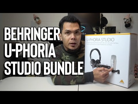 Распаковка комплекта Behringer U-PHORIA Studio