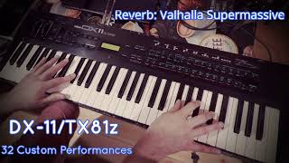 Video thumbnail for Yamaha DX11 "FM Depths" Soundset 32 Custom Performances by LFOstore
