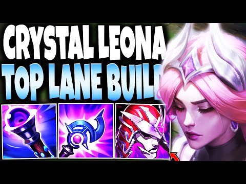 This New Crystalis Motus Leona Skin is so OP that my Top Laner RAGE QUIT 🔥 - League of Legends