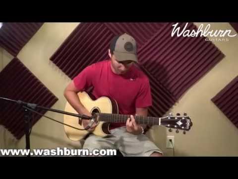 Washburn - Natural Festival Series Cutaway Acoustic Electric! EA20 image 7