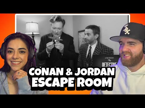 Conan & Jordan Schlansky Escape The Room  CONAN on TBS | JORDAN KILLS ME! | First Time Reaction