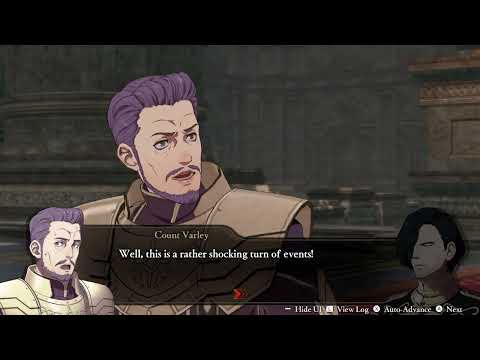 Fire Emblem Warriors: Three Hopes - Ch.3 Edelgard Talks to Count Varley Scene: JVGS Dialogue Choice