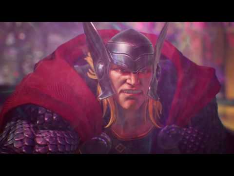 Marvel vs Capcom: Infinite - Story: Ultron Sigma Stands Over Thor, Dr Strange Portal Escape Cutscene