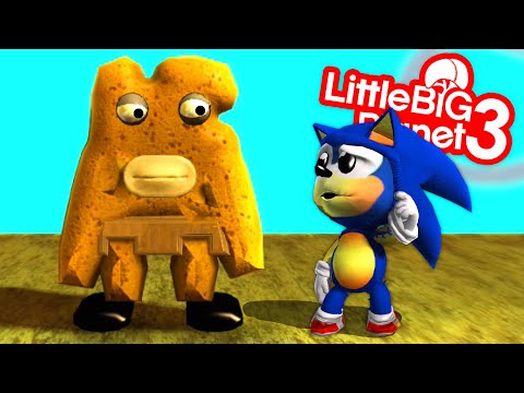 Spn0g Bob mit Sonic – Spongebob-Fanspiel – LittleBigPlanet 3 | EpicLBPTime
