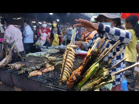 Amazing Countryside Food @Phnom Odongk - Walk Around Street Food Phonm Preah Reach Troap Resort