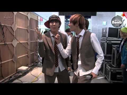 [BANGTAN BOMB] Trot rookies on standby time of rehearsal - BTS (방탄소년단)