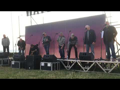 Fisherman’s Friends singing Keep Hauling, Billy O’Shea, Little Lize and Bully in the Alley 2020.