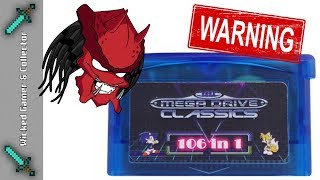 Game Boy Advance Sega MegaDrive 106 in 1 Retro Video Game Collection | Predator Mode Warning !