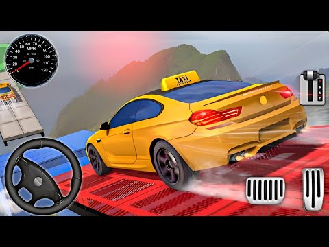 Real Taxi Car Stunt Simulator 3d - Impossible Ramps Car Stunts Driving - Android Gameplay