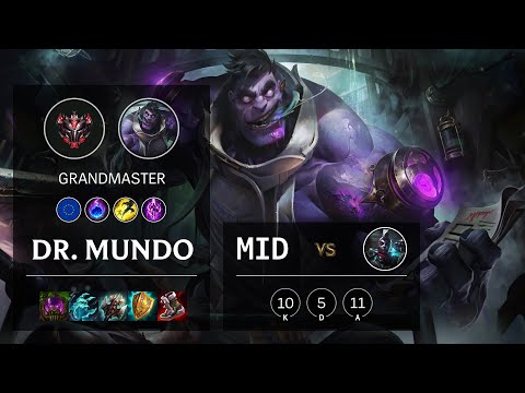 Dr. Mundo Mid vs Ekko - EUW Grandmaster Patch 11.15