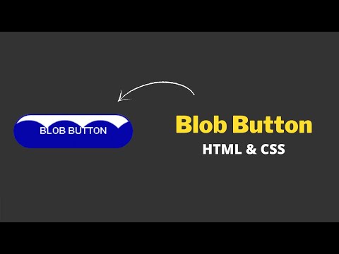 Css Blob Button Hover Animation Effects Using Html Css