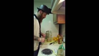 Making a fermented drink (ginger)