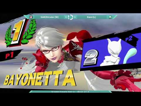 SOS 43 Grand Finals -SAK|Stroder (Bayonetta) vs Kami (Mewtwo)