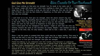 God Give Me Strength - Elvis Costello &amp; Burt Bacharach